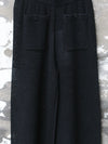 INTO THE EAST 25 Autumn/Winter Khaki Gray/Black Knitted Hollow Straight Pants ITE-E1DGSS021BL20PT-HEI Black (E1DGSS027CM20PT)